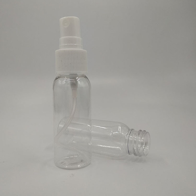 30ml 60ml 100ml150m 200ml 250ml Cosmo Shape Screen Printing Matte Black PET Plastic Spray Bottle dalam stok