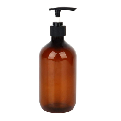 Berkualitas Tinggi Custom Color Amber 100ml 200ml 250ml 300ml 500ml Lotion Pump Gel Botol PET