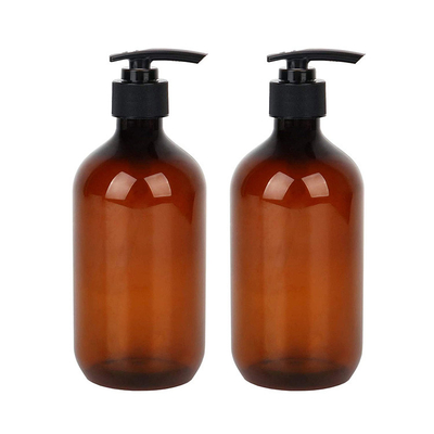 Berkualitas Tinggi Custom Color Amber 100ml 200ml 250ml 300ml 500ml Lotion Pump Gel Botol PET