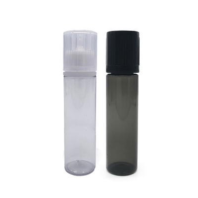 Botol Plastik Tutup Datar 10ml Warna Hitam Translucent