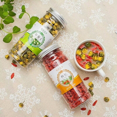 30ml 50ml 60ml 80ml 100ml 120ml 150ml 200ml 250ml Plastic Jar Container untuk Pengemasan