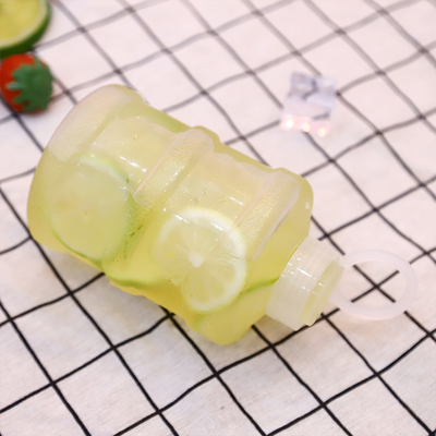 Plastic Bubble Tea Jugs 0,5kg Kapasitas untuk Pembelian Komersial