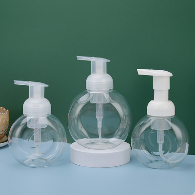 Paling laris tahan lama menggunakan 250ml 8oz tebal dinding plastik kosmetik PCR PET pompa botol