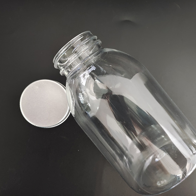 Botol teh susu terisolasi dengan wadah bening yang dapat disesuaikan