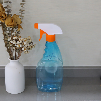 Botol penyemprotan pemicu plastik bening dengan kemasan kosmetik cetak layar standar 10000pcs
