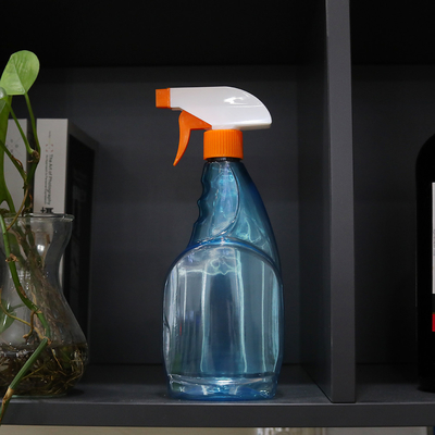 Botol penyemprotan pemicu plastik bening dengan kemasan kosmetik cetak layar standar 10000pcs