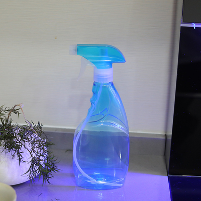 Screen Printing PET Trigger Pump Bottle Logo Disesuaikan 200ml Botol Plastik Misting
