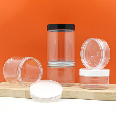 Custom Logo Plastic Jar Container Aluminium Foil Sealing Berbagai Kapasitas Tekanan Sensitif Tutup
