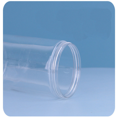 Custom Transparan Plastik Jar Container Aluminium Penyegelan Tutup Tekanan Sensitif Seal