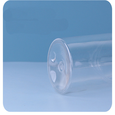 Custom Transparan Plastik Jar Container Aluminium Penyegelan Tutup Tekanan Sensitif Seal