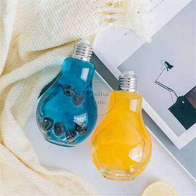 Grosir Custom Cold Press Tinggi Bulat Sampel Botol Plastik Untuk Jus 12pz Botol Jus Plastik