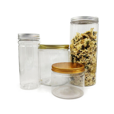 Kontainer Botol Plastik Disesuaikan / Kontainer Botol Plastik Dengan Penutup Sensitif Tekanan
