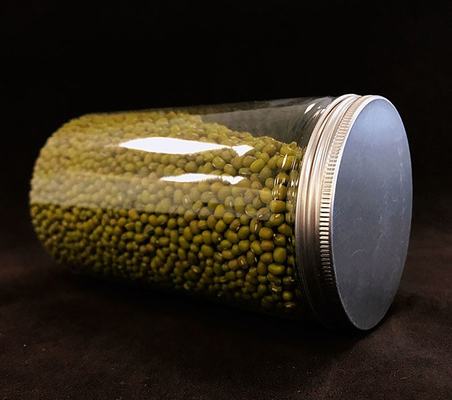 Custom Transparan Plastik Jar Container Custom Logo Pencetakan Kertas Karton Kemasan