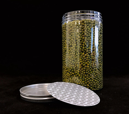 Disesuaikan 30g 50g PET Kemasan Kosmetik Plastik Empty Container Black Cream Jar Dengan tutup plastik