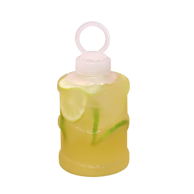 Botol Teh Susu Jelas Modern Dengan Sekrup Di Tutup Kapasitas 0,5kg Genggam Berbagai Ukuran