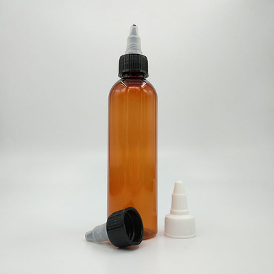 Custom Clear Plastic Screw Top Bottles Dengan Panel Label Custom Dan Screw Neck Finish
