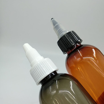 Custom Clear Plastic Screw Top Bottles Dengan Panel Label Custom Dan Screw Neck Finish