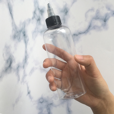 Botol Top Screw Plastik yang Dapat Dikustomisasi Dalam Berbagai Ukuran Dengan Panel Label yang Dikustomisasi