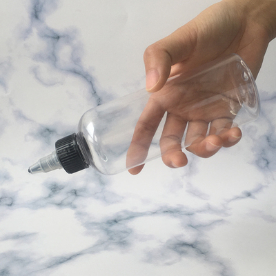 Botol Top Screw Plastik yang Dapat Dikustomisasi Dalam Berbagai Ukuran Dengan Panel Label yang Dikustomisasi