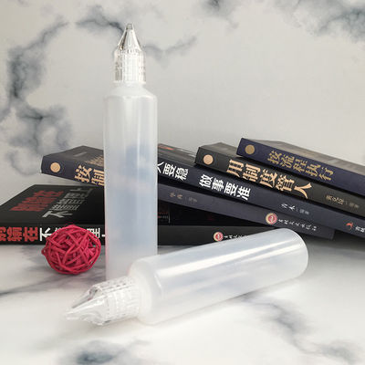 Botol dispenser dropper permukaan halus dengan tutup dropper tahan lama sempurna untuk kosmetik farmasi dan laboratorium