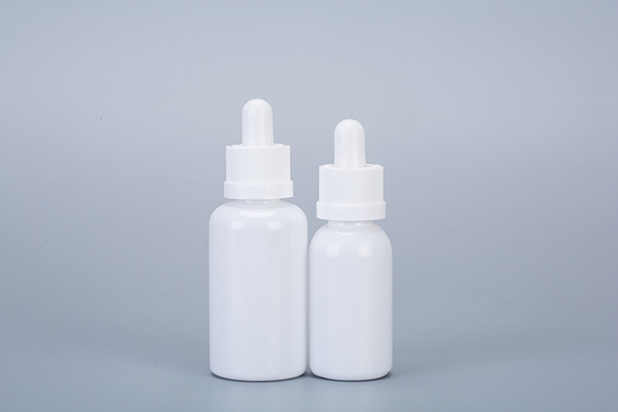 Botol dropper 10-120ml Tutup sekrup halus Logo khusus Transparan Hitam disesuaikan
