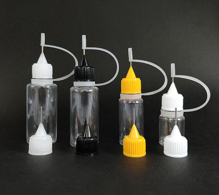 Botol dropper kaca halus tutup sekrup 10ml-120ml transparan Hitam Disesuaikan