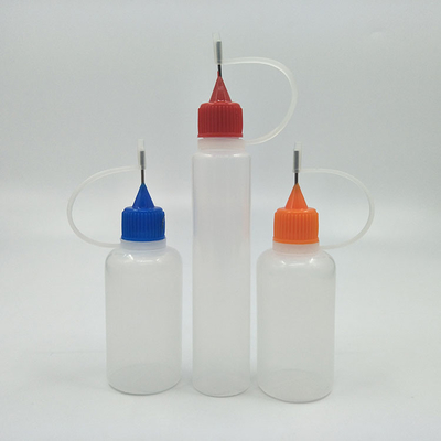 Custom Logo Dropper Botol Dengan Cap Sekrup Penggunaan Cairan Transparan Hitam Sesuai