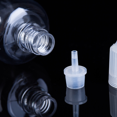 Botol Dropper Cairan Kaca yang Dapat Disesuaikan Dalam Berbagai Ukuran Desain Hitam Transparan