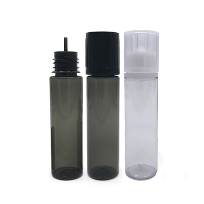 Custom E Cairan PET Botol Dengan Cap Sekrup Bentuk Bulat Custom Logo Dan Pencetakan Warna