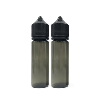 Botol Cairan PET Bulat Transparan Dengan Screw Cap Screen Cetak Berbagai Ukuran