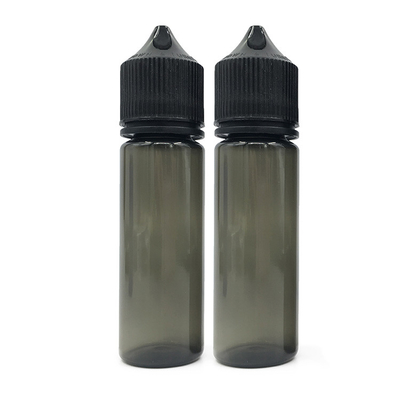 Botol Cairan PET Bulat Transparan Dengan Screw Cap Screen Cetak Berbagai Ukuran