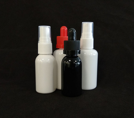 Botol Semprot PET Bulat Desain Langsung Transparan Berbagai Pilihan Kapasitas