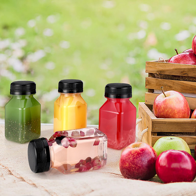 Botol Teh Susu Modern yang Jelas dengan Genggam Warna yang Dapat Disesuaikan Berbagai Kapasitas