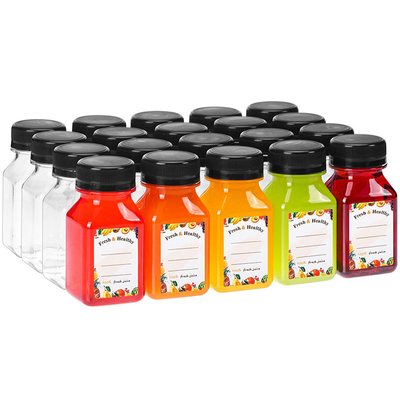 Botol Teh Susu Modern yang Jelas dengan Genggam Warna yang Dapat Disesuaikan Berbagai Kapasitas