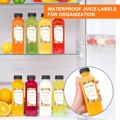 120ml-500ml Botol Teh Susu tahan kebocoran dengan Handle Clear Screw pada Tutup Warna yang dapat disesuaikan