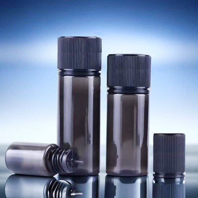 Childproof Bottle E Liquid Bottles Custom Logo Screen Printing Jenis leher