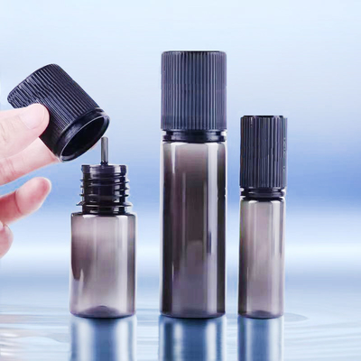 Childproof Bottle E Liquid Bottles Custom Logo Screen Printing Jenis leher