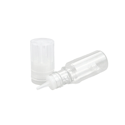 Botol dropper cairan PET transparan anti anak / E Botol cairan dengan cetak layar tutup sekrup