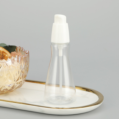 Botol Semprotan PET Lempeng Transparan Dengan Desain Klasik