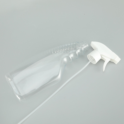 Botol semprotan plastik PET bulat halus dengan warna transparan desain klasik.
