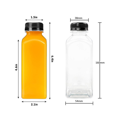Desain Modern Botol Teh Susu Plastik Buktinya Dengan Genggam Untuk Minuman / Jus