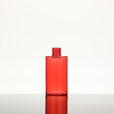 Botol lotion PMMA yang dilapisi UV Collar yang dapat disesuaikan Putih dengan tutup yang jelas