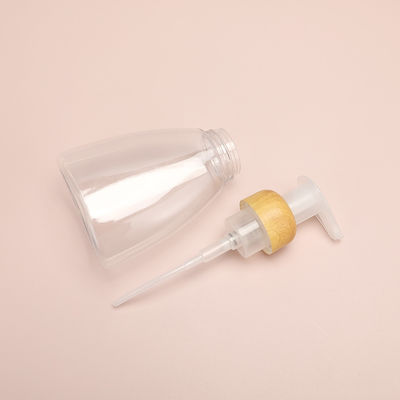 Pencetakan layar Botol lotion plastik yang dibangun menggunakan PET Body dan PET Collar Container untuk kebutuhan kemasan perawatan kulit kosmetik