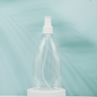 Botol Lotion PMMA Bulat Bening 250ml 300ml 500ml Sampel Disediakan Putih/Permintaan Pelanggan