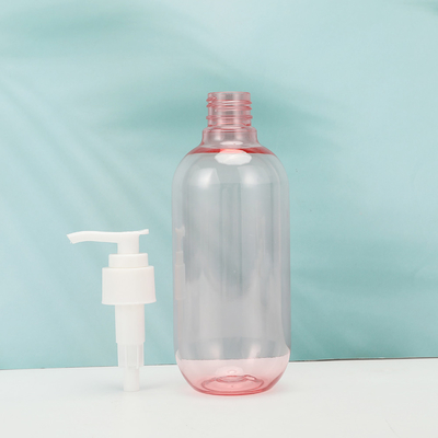 Botol lotion plastik putih yang dapat disesuaikan untuk berbagai volume dengan pencetakan layar