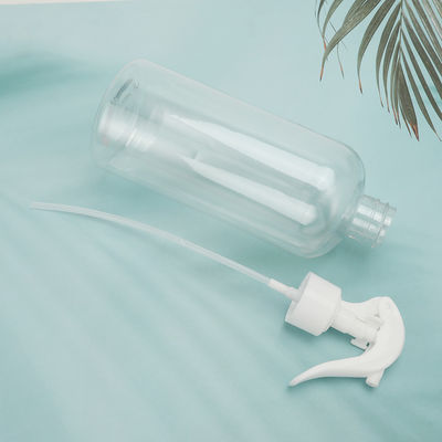 Botol Losion Plastik Bening Bulat dengan Permukaan Pelabelan yang Cocok untuk Pengemasan Produk Perawatan Kulit dan Kecantikan