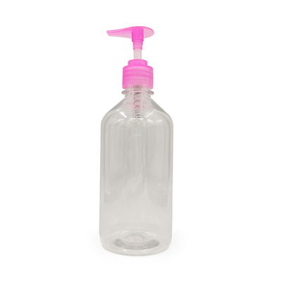 Menyemprotkan Cairan Nozzle Squeezing Container Dengan Trigger Spray Pump Warna Jelas