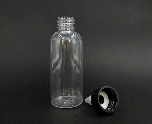 Botol Plastik Berkilau dengan Penutup yang Dapat Dikustomisasi untuk Penyimpanan Cairan