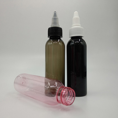 Botol Top Screw Plastik yang Disesuaikan dengan Kapasitas Berbagai Untuk Penyimpanan Cairan