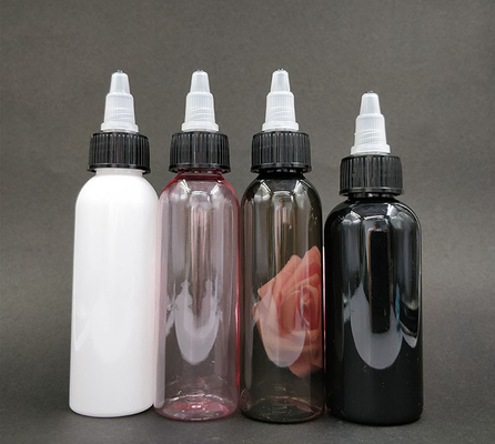 Botol Top Screw Plastik yang Disesuaikan dengan Kapasitas Berbagai Untuk Penyimpanan Cairan